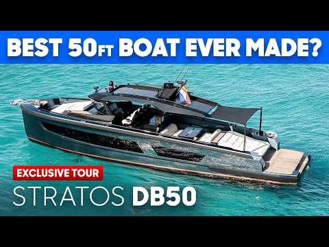 “We built the BEST 50ft boat EVER” 🚀 Stratos DB50 Tour & Review