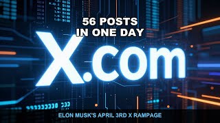 Elon Musk Posted 56 Times on April 3rd — Here’s What He Said