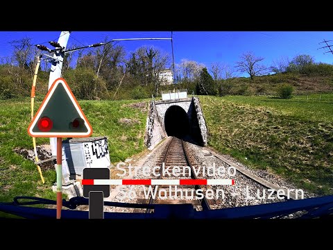 Cab ride / Führerstandsmitfahrt S6 Wolhusen - Luzern (remastered)