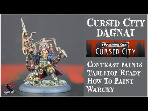 HOW TO PAINT CURSED CITY DAGNAI HOLDENSTOCK WITH CONTRAST PAINTS - Easy Beginner Tabletop Ready