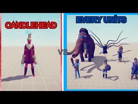 CANDLEHEAD VS EVERY UNİTS/Totally Accurate Battle Simulator