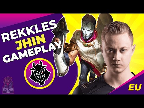 G2 Rekkles Plays Jhin | LoL Pro Gameplay | EU Challenger