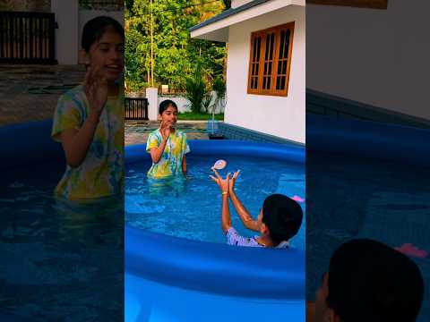 #Tiyakuttyയോട് #Poolൽ കളിക്കട്ടെ എന്ന് ചോദിച്ചതാ പക്ഷേ ഇങ്ങനെ ചെയ്യുമെന്ന് വിചാരിച്ചില്ല അവസാനം😭