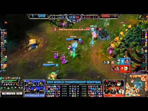 SHR Insane Base Rush Attempt - SHR vs OMG Game 3 (S4 Worlds)