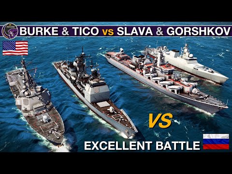 2020's US Arleigh Burke & Tico vs Russian Slava & Gorshkov | Sea Power