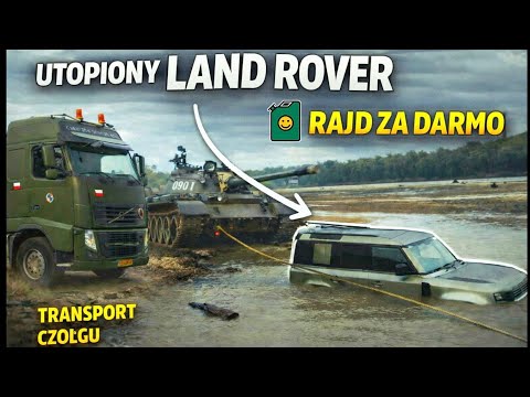Utopiony Defender! Rajd za DARMO! Transport Czołgu Volvo FH16