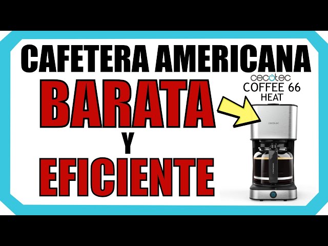 Vídeo relacionado con Cecotec Cafetera de Goteo Coffee 66 Heat. 950 W, Tecnología ExtemeAroma, Función Recalentar y Mantener, Jarra Termoresistente de 1,5L, Autoapagado, Acabado en Acero Inoxidable