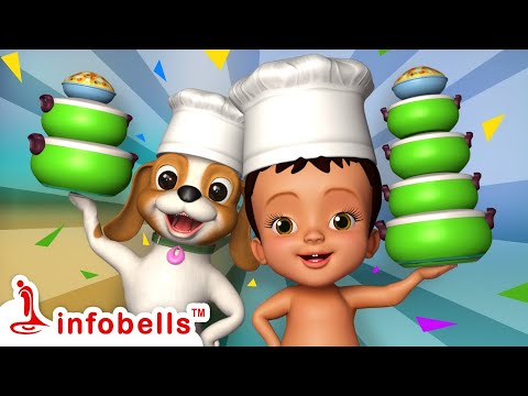চিত্তির রান্নাঘর - Playing with Kitchen Toys | Bengali Rhymes & Kids Show | Infobells