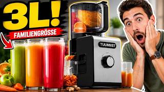 TUUMIIST Entsafter Test: TUUMIIST Slow Juicer mit 150mm überrascht im Alltag