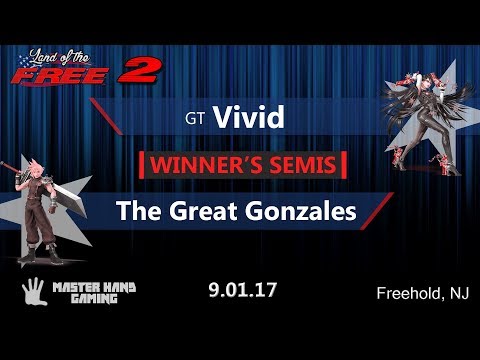 Land of the Free 2 - GT | Vivid (Bayonetta) vs. The Great Gonzales (Cloud, Ness) - Winner's Semis