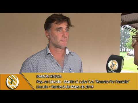 08-05-18 Nota Ramon Rivera - Rep. en Lincoln - Martin G. Lalor "Remate Por Pantalla" - Lincoln