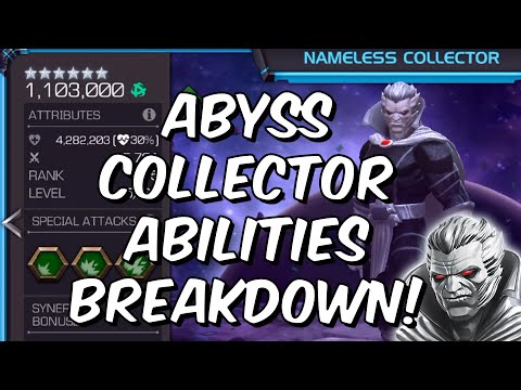 Abyss of Legends Collector Abilities Breakdown & Special Attacks! - Marvel Contest of Champions