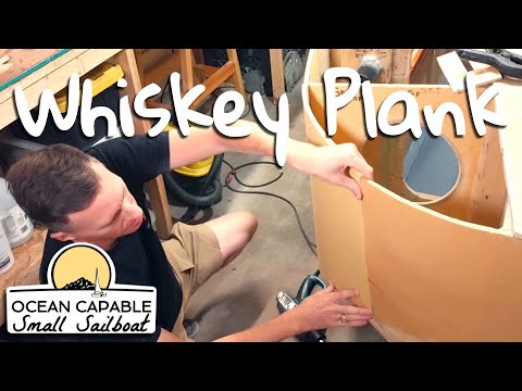 OCSS-063 Finally Closing the Hull COMPLETELY! Whiskey Plank - Mini-Cruiser Sailboat Build