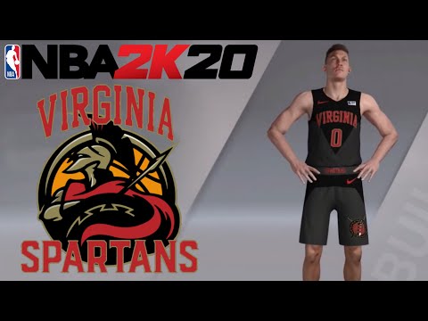 NBA2K20 Custom Team Creation: Virginia Spartans