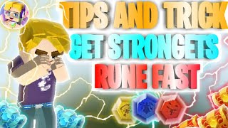 TIPS AND TRICK HOW TO GET STRONGETS RUNE FAST BedW