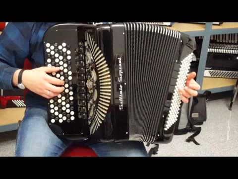 Klangprobe Knopf Akkordeon Settimio Soprani Artist VI/140 Dugmetara B Griff