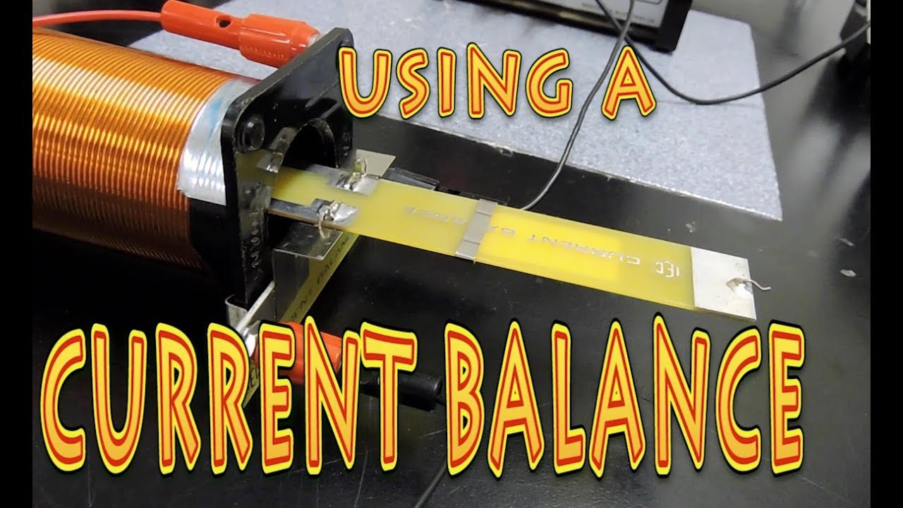 Quick physics: using a current balance