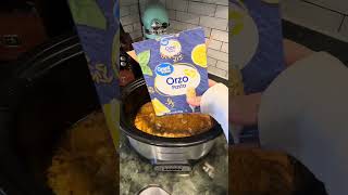 Cowboy Butter Chicken & Orzo #slowcookerdinner #familymeals #easydinner