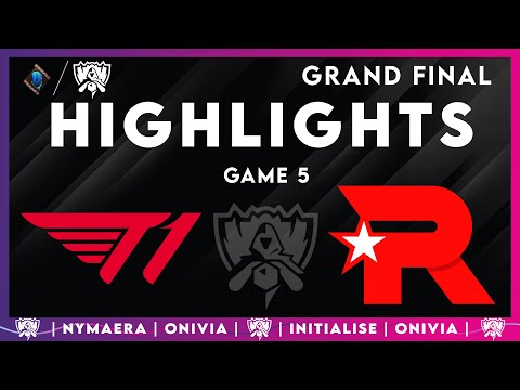 T1 vs KT Highlights Game 5 | Grand Final Worlds 2025 | T1 vs KT Rolster by Onivia