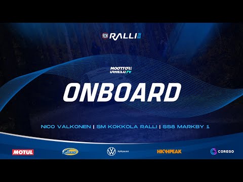 Onboard: Nico Valkonen | SM Kokkola Ralli SS8
