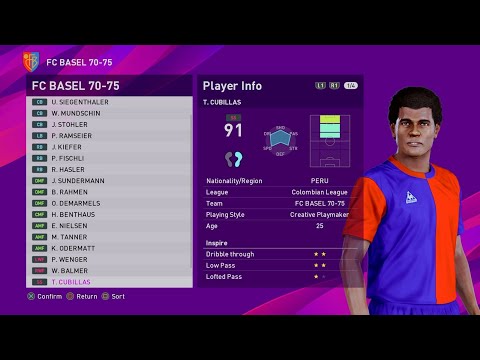eFootball PES 2020: Basel 1970-1975 Classic - "Benthaus era"