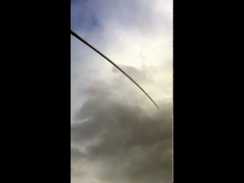 Wind Turbine Blades Slicing Through Air