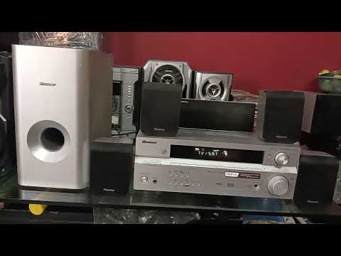 Pioneer sx 217 5.1 with speaker woffer 130 watt per channel only 15000/- 7014695553