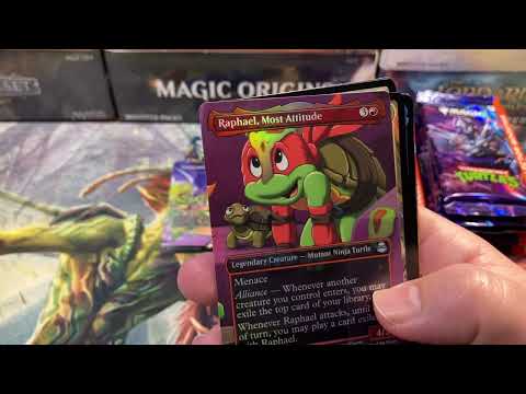 Teenage Mutant Ninja Turtles Invade Magic The Gathering Collector Booster Box Opening Unboxing TMNT
