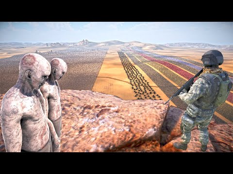 Zombies Attack on Mount Everest Military Base | Ultimate Epic Battle Simulator 2 | #3