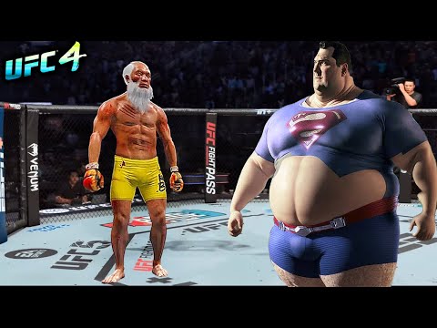 Old Bruce Lee vs. Fat Superman (EA sports UFC 4)