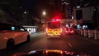 [車CAM記錄] 長官路過見市民載的士時受阻，即時著燈趕走路邊違泊車輛👍