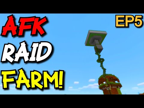 MitchDaBomb - Minecraft 1.16 Survival - EP.5 - Overpowered AFK Raid Farm!