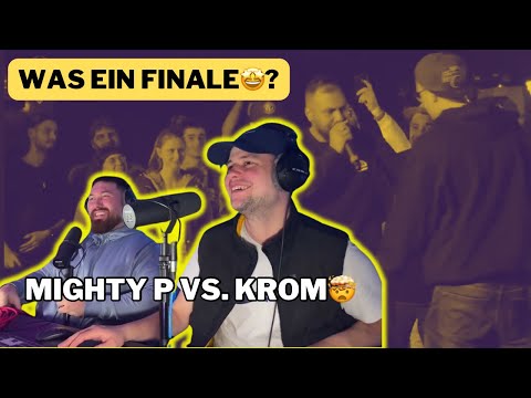 KROM vs. MIGHTY P 😂 FREESTYLE RAP FINALE TTT | REACTION