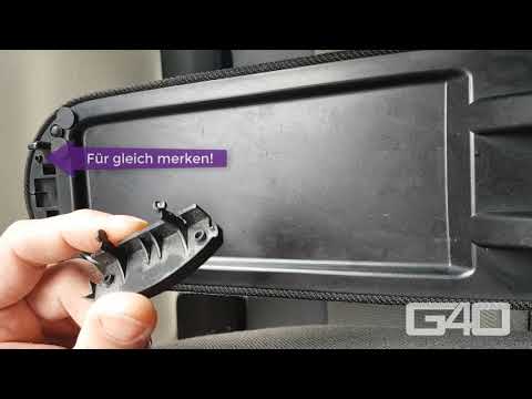 🇩🇪 VW Golf IV Kurzvideo 2 - Verriegelung der Mittelarmlehne reparieren