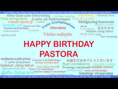 Pastora   Languages Idiomas - Happy Birthday