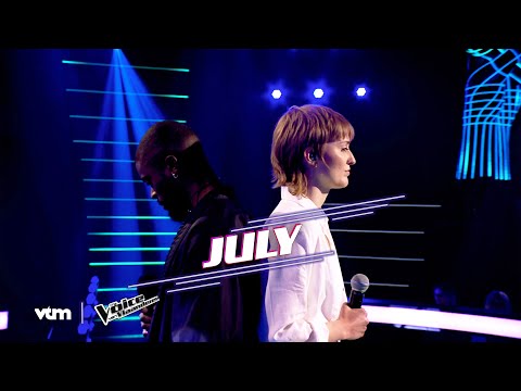 Néhémie & Kaat - 'July' | Battles | The Voice van Vlaanderen | VTM
