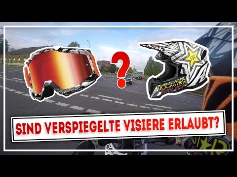 SIND VERSPIEGELTE VISIERE ERLAUBT? | WR125X | MotoVlog #017 | MOTOP