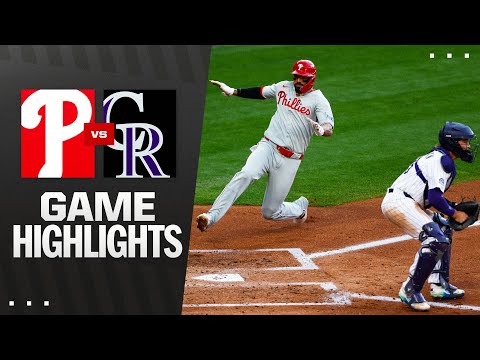 Phillies vs. Rockies Game Highlights (5/21/25) | MLB Highlights