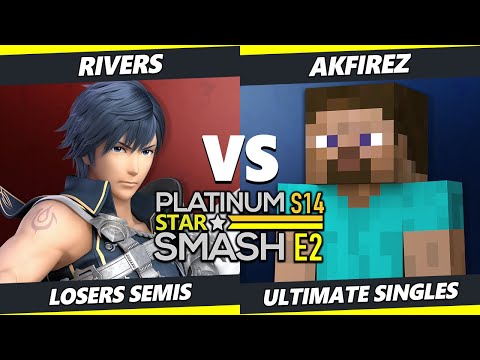 PSS S14:E2 Losers Semis - Rivers (Chrom) Vs. AKFirez (Steve) SSBU Ultimate Tournament