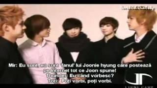 [101222] MBLAQ's Christmas greeting for fans [+ romanian subtitles]