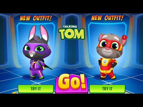 Talking Tom Hero Dash Latest - Unlock Super Becca vs All Super Tom - Android iOS Game