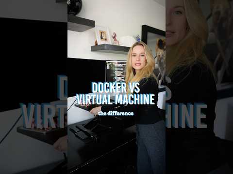 What is the difference between Docker and Virtual Machines?! #coding #tech #techfacts