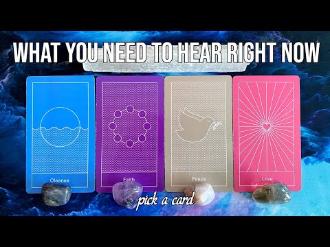 What You Need To Hear Right Now 💫 Pick a Card
