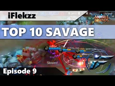 THE BEST SAVAGES! TOP 10 SAVAGES #9 - MOBILE LEGENDS