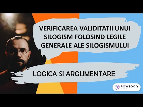 Logic and argumentation - Verifying the validity of a syllogism through the general laws of syllo...