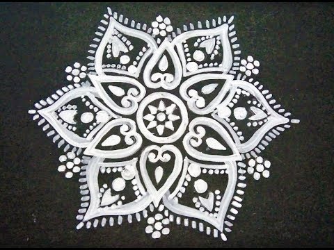 How to make Alpana by water colour