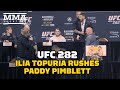 Ilia Topuria Rushes Paddy Pimblett At UFC 282 Press Conference | UFC 282 | MMA Fighting