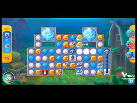 Fishdom. 9521 level no boosters and diamonds. 20 moves