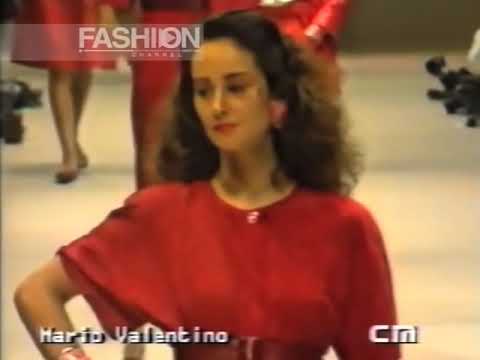 "Mario Valentino" Spring Summer 1987 Milan Pret a Porter Woman by Canale Moda