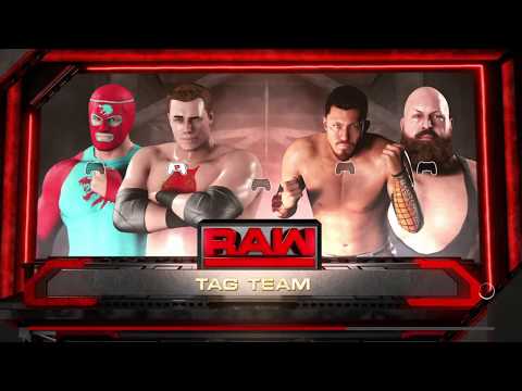 WWE 2k18 furry Wolf wrestler and masked Dragon tag team!